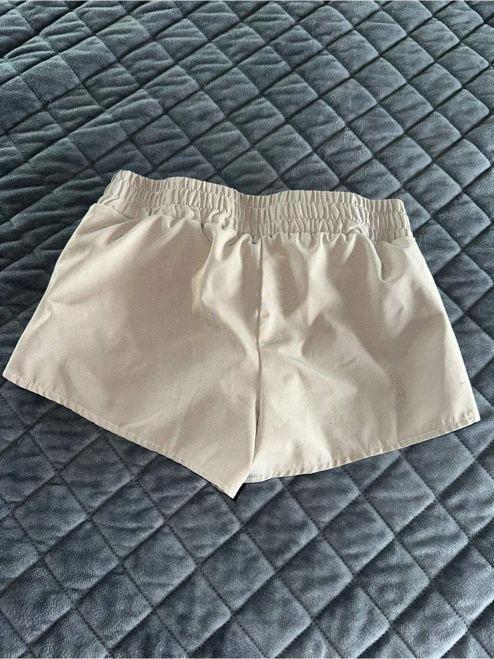 abercrombie kids Beige Athletic Drawstring Shorts